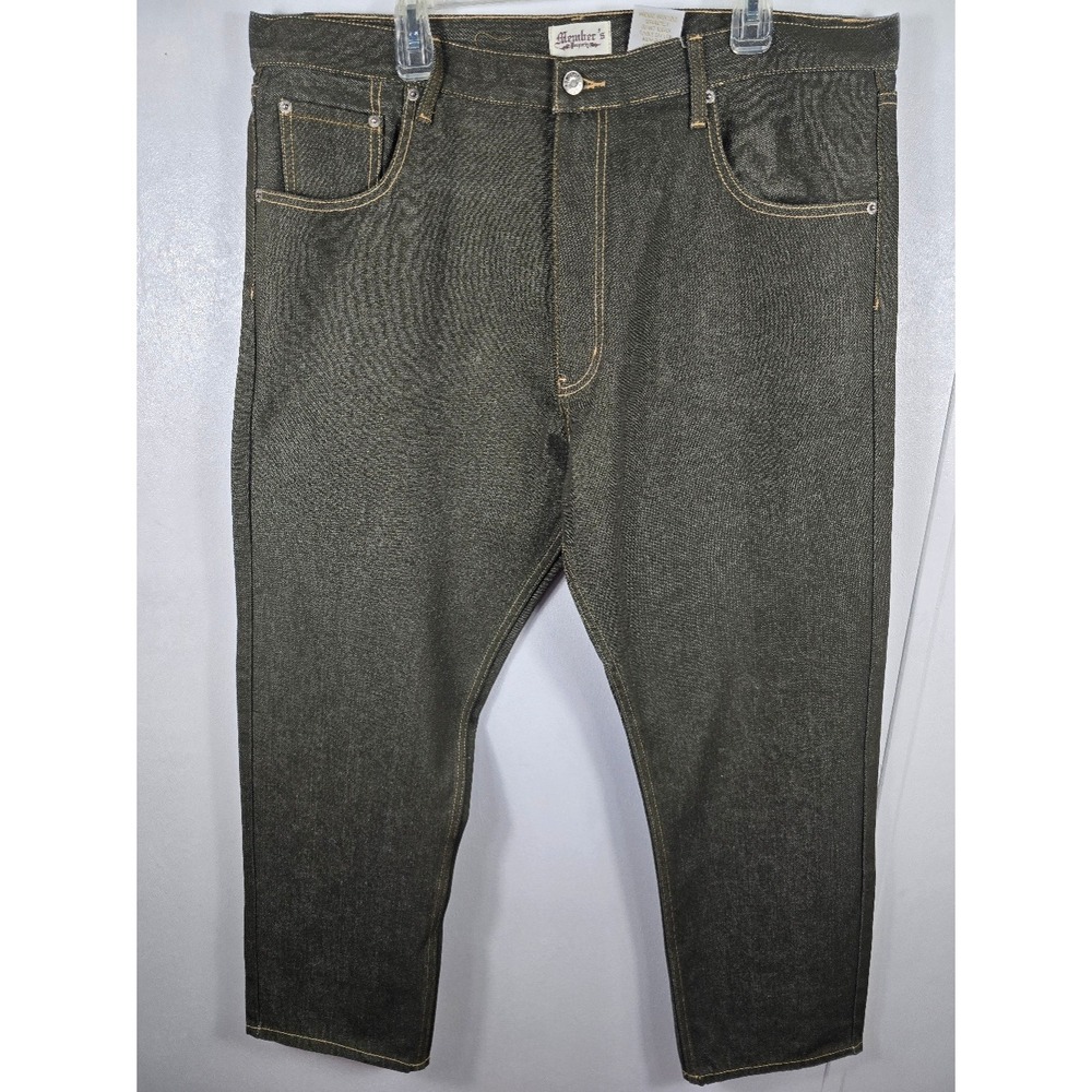 Member's Property Premium Denim Jeans‎ W40 L32 Dark Wash Straight Leg